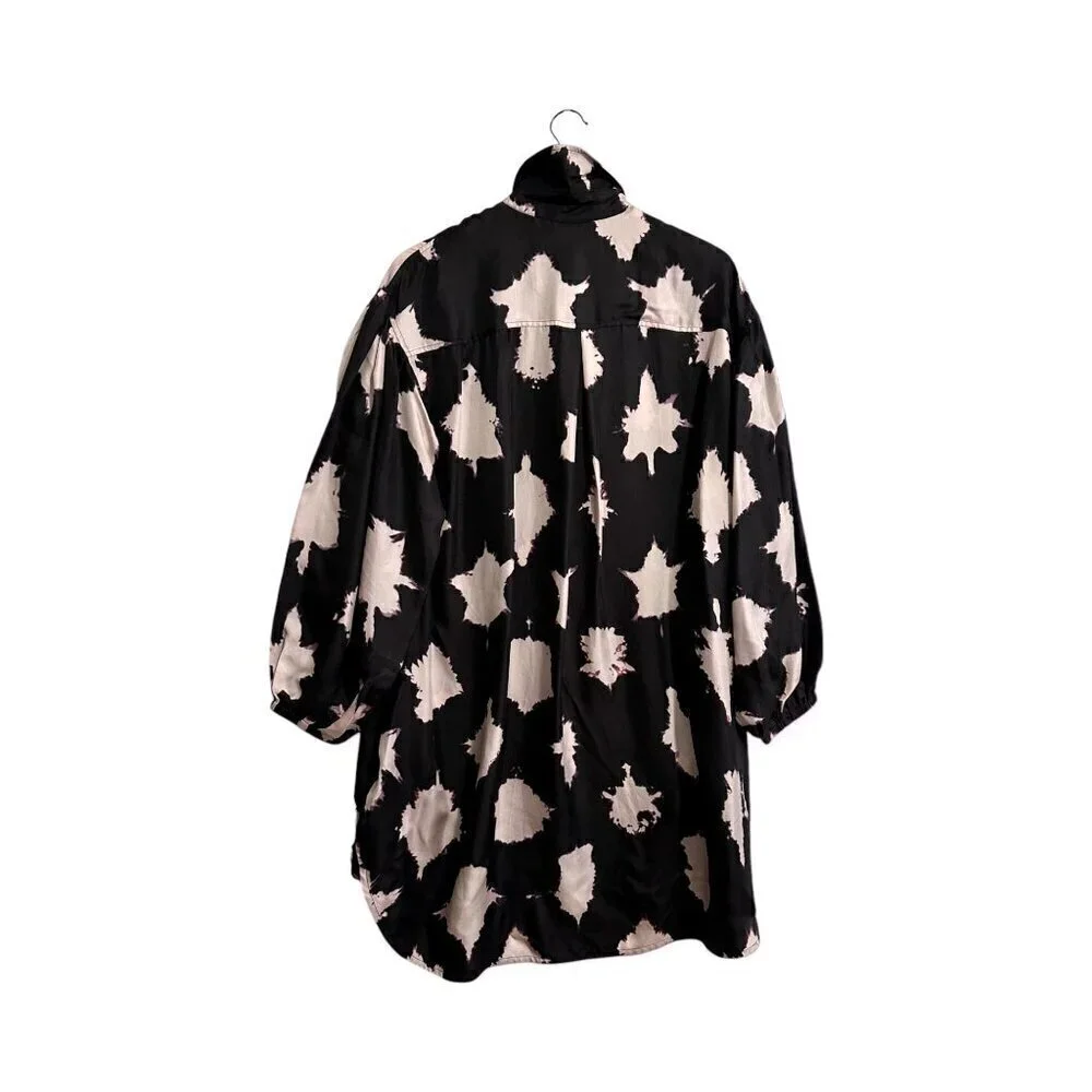 Ulla Johnson Alejandra silk dress, Size‎ 0, Noir Blur, NWT - Picture 4 of 16